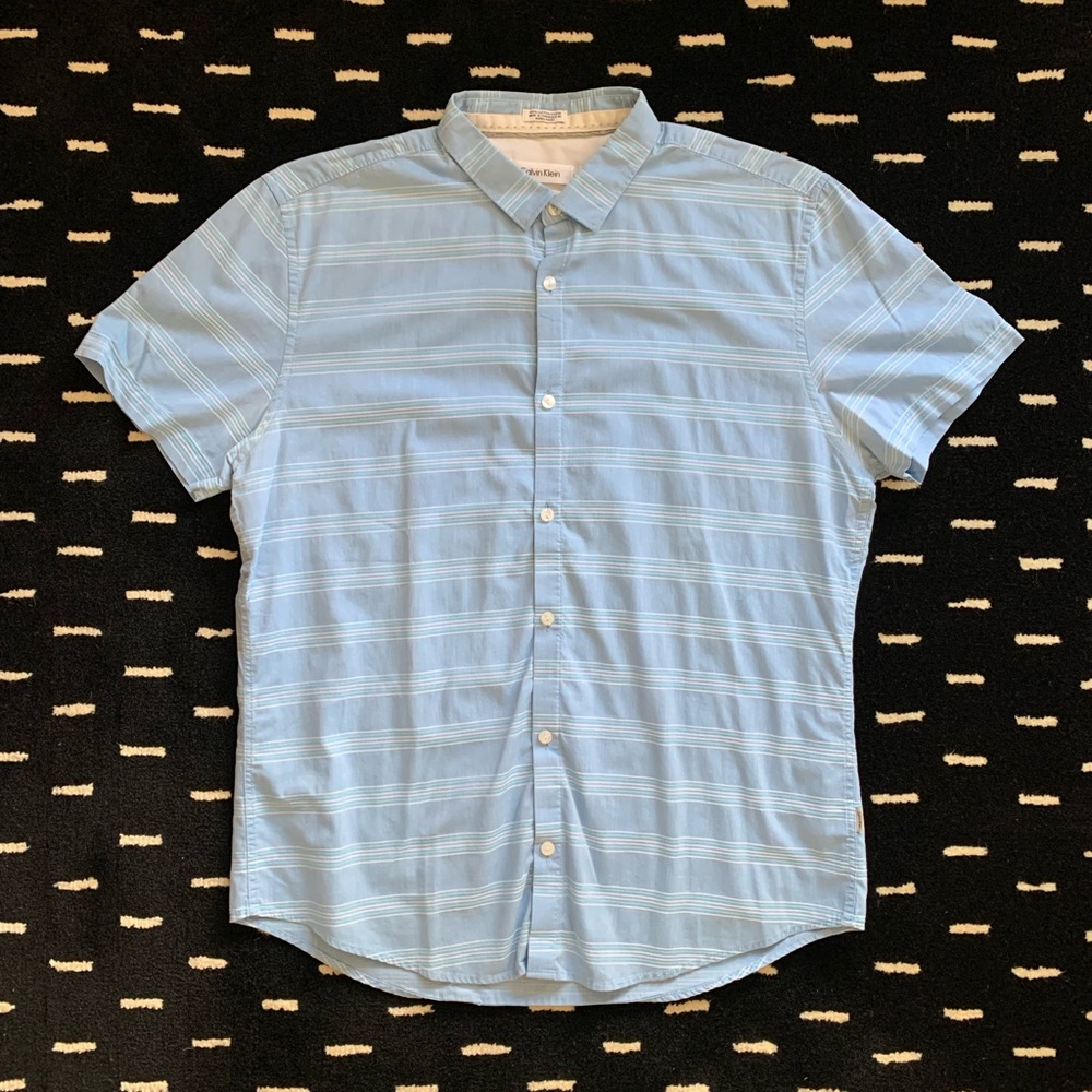 Calvin Klein Short Sleeved Button-Up Shirt